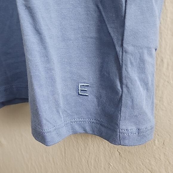 NEW Everlane Uniform Men's The Organic Cotton Crew Horizon Blue T-Shirt - Picture 7 of 8